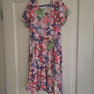 Marvel Superhero Print Dress